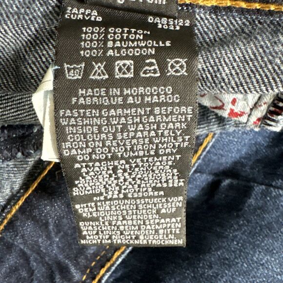 Firetrap Jeans Mens 34x34 Blue Straight Blackseal Button Fly American Denim - Picture 11 of 15